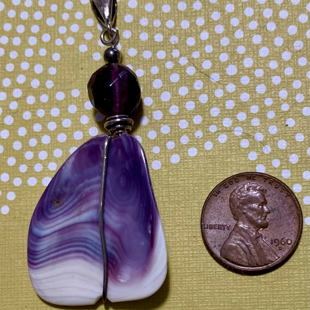 Cape Cod wampum pendant